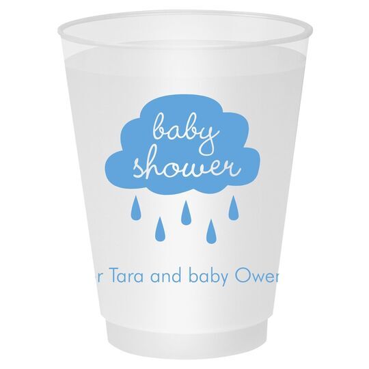 Baby Shower Cloud Shatterproof Cups